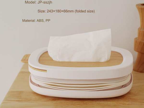 جعبه دستمال کاغذی رومیزی چندمنظوره Desktop Multifunctional Retractable Tissue Box JP-SSZJH - تصویر 5