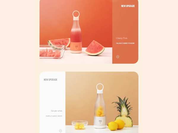 شیکر و آبمیوه گیری شارژی قابل حمل 450 میلی لیتر Fresh Fruit Portable Juicer 233 - تصویر 10