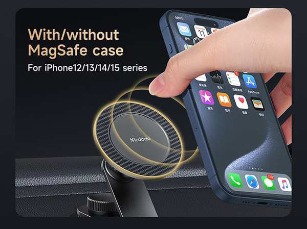 هولدر مگنتی گوشی موبایل تاشو داخل خودرو مک دودو MCDODO CM-5060 Biotite Series Magnetic Car Mount - تصویر 13