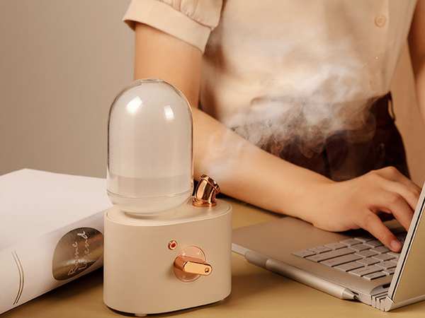 دستگاه بخور و خوشبوکننده هوا و آروماتراپی رومیزی اتومایزر atomizer desktop atmosphere light humidifying aromatherapy machine JP-ZQSD - تصویر 3