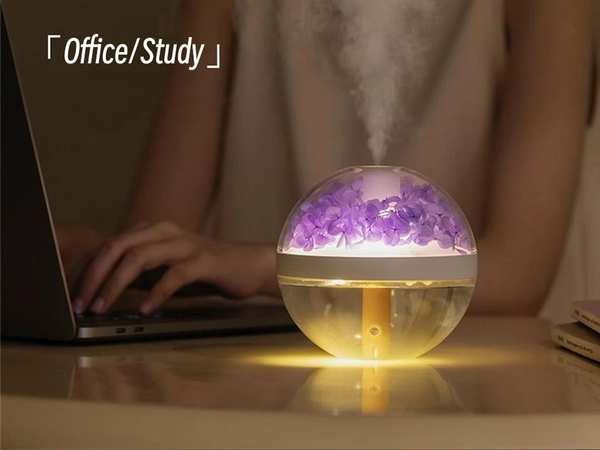 دستگاه مرطوب کننده، خوشبوکننده هوا و چراغ خواب رانمِی Runmei LLD-J225 eternal flower humidifier - تصویر 15