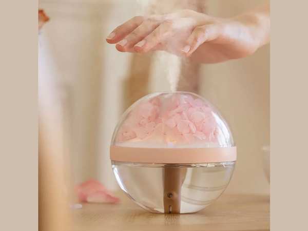 دستگاه مرطوب کننده، خوشبوکننده هوا و چراغ خواب رانمِی Runmei LLD-J225 eternal flower humidifier - تصویر 2