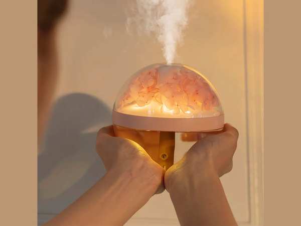 دستگاه مرطوب کننده، خوشبوکننده هوا و چراغ خواب رانمِی Runmei LLD-J225 eternal flower humidifier - تصویر 4