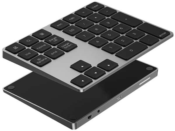 کیبورد اعداد بیسیم شارژی ویوو WiWU Portable Wireless Numbric Keypad 34 keys NKB-02