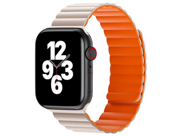 بند مگنتی سیلیکونی اپل واچ 42، 44، 45 و 49 میلی‌متری ویوو WIWU 42/44/45/49 Magnetic silicone watch band Wi-WB001