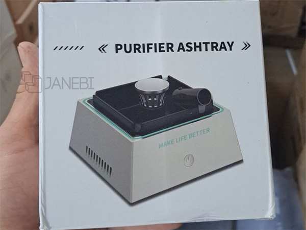 زیرسیگاری تصفیه هوا بدون دود بدون نور الایدی چند منظوره Smokeless 2 in 1 Air Purifier Ashtray Air Purifier Ashtrays with LED Light - تصویر 10