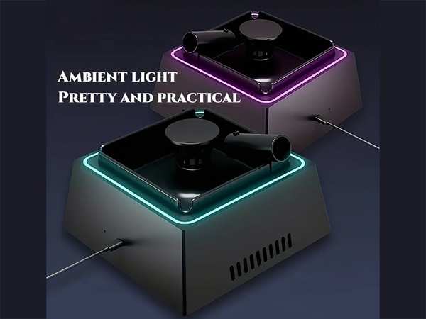 زیرسیگاری تصفیه هوا بدون دود بدون نور الایدی چند منظوره Smokeless 2 in 1 Air Purifier Ashtray Air Purifier Ashtrays with LED Light - تصویر 13