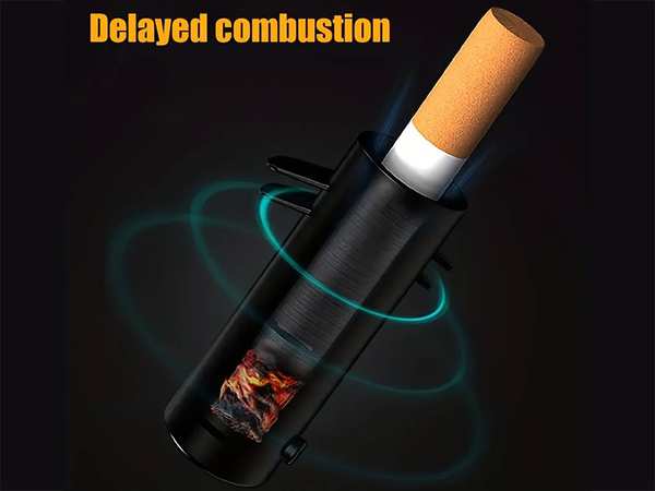 زیرسیگاری تصفیه هوا بدون دود بدون نور الایدی چند منظوره Smokeless 2 in 1 Air Purifier Ashtray Air Purifier Ashtrays with LED Light - تصویر 3