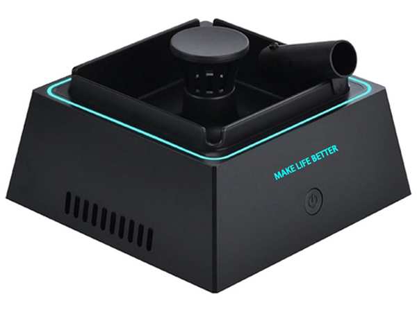زیرسیگاری تصفیه هوا بدون دود بدون نور الایدی چند منظوره Smokeless 2 in 1 Air Purifier Ashtray Air Purifier Ashtrays with LED Light - تصویر 4
