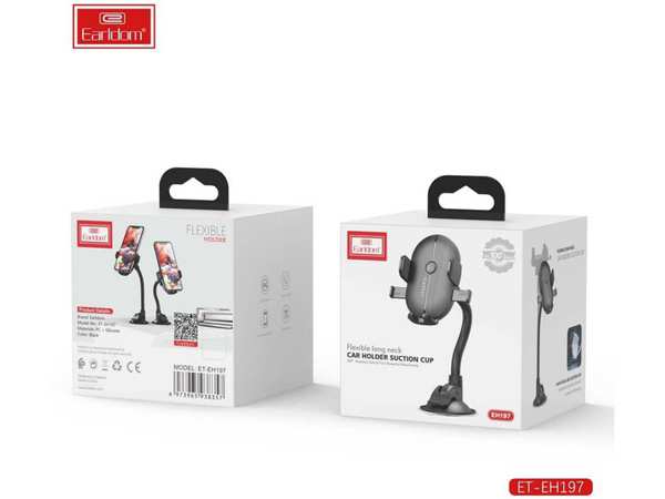 هولدر گوشی موبایل بازو بلند داخل خودرو ارلدام Earldom ET-EH197 Car holder flexible with suction cup - تصویر 9