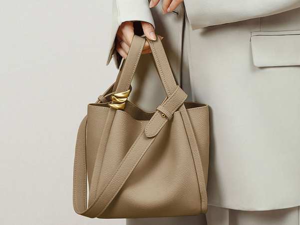 کیف دوشی زنانه چرم با ظرفیت بزرگ women's bag bucket bag autumn and winter single shoulder 4167 ?>