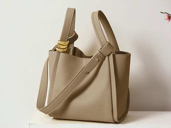 کیف دوشی زنانه چرم با ظرفیت بزرگ women's bag bucket bag autumn and winter single shoulder 4167 برند متفرقه - تصویر 10