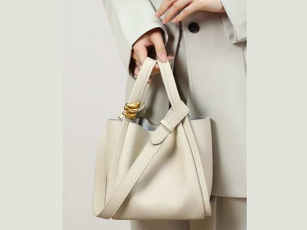 کیف دوشی زنانه چرم با ظرفیت بزرگ women's bag bucket bag autumn and winter single shoulder 4167 برند متفرقه - تصویر 12
