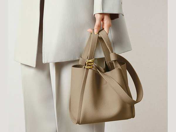 کیف دوشی زنانه چرم با ظرفیت بزرگ women's bag bucket bag autumn and winter single shoulder 4167 برند متفرقه - تصویر 6