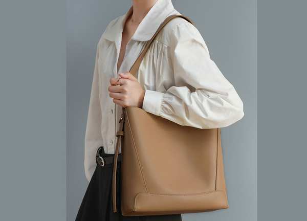 کیف دوشی زنانه چرمی با ظرفیت بزرگ new women's leather shoulder crossbody bag 5478 برند متفرقه - تصویر 20
