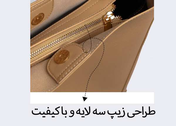 کیف دوشی زنانه چرمی با ظرفیت بزرگ new women's leather shoulder crossbody bag 5478 برند متفرقه - تصویر 24