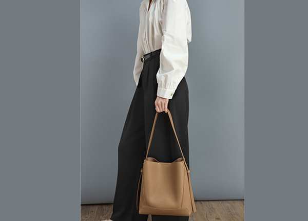 کیف دوشی زنانه چرمی با ظرفیت بزرگ new women's leather shoulder crossbody bag 5478 برند متفرقه - تصویر 6