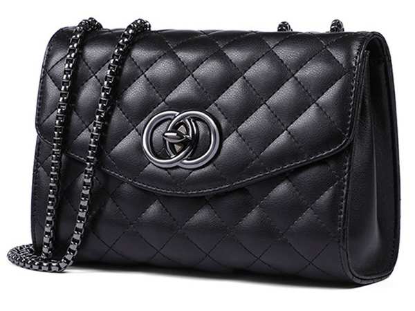 کیف دوشی زنانه چرمی Women's bag new style 2023 genuine leather 8882 مشکی برند متفرقه - تصویر 19