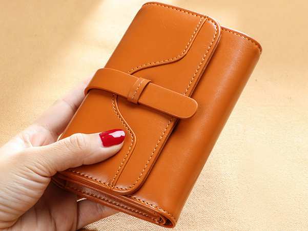 کیف پول و کیف کارت زنانه چرم IOS/Aiguoshi Wallet women's short 2013838614NC4968