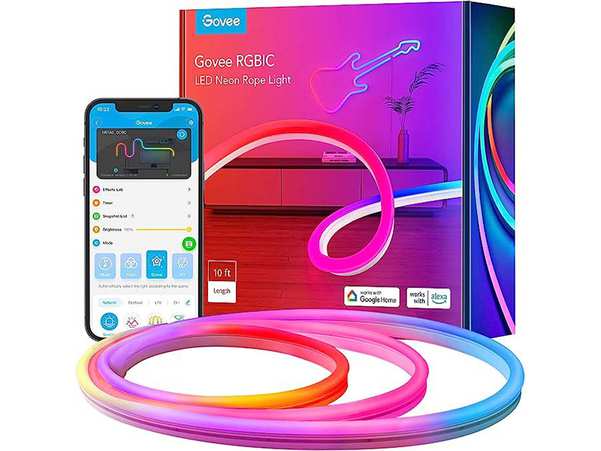 ریسه هوشمند 3 متری گووی Govee Neon LED strip 3m with WiFi APP Control H61A0838600NC4954