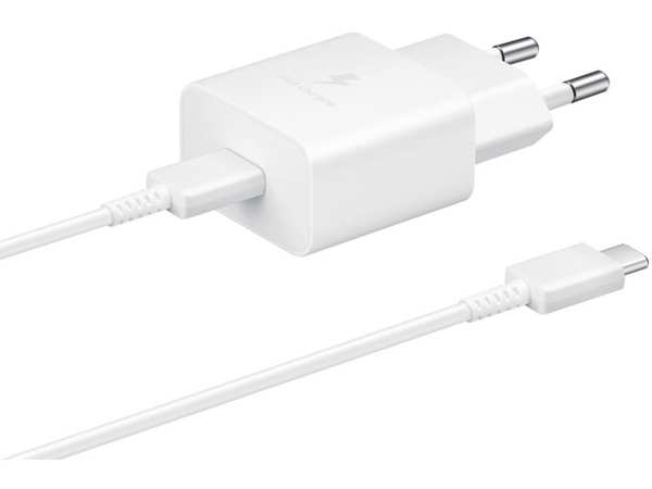 شارژر اصلی فست شارژ 15 وات سامسونگ همراه با کابل دو سر تایپ سی یک متری Samsung 15W Type-C With Type-C Cable - تصویر 4