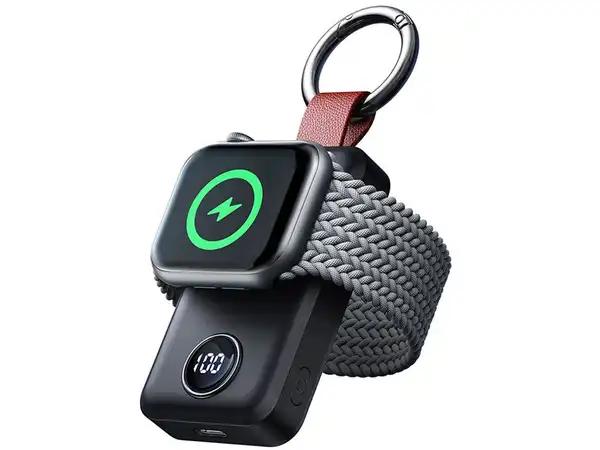 شارژر بی سیم اپل واچ سری 2، 3، 4، 5، 6، 7، 8، اولترا و اس ای با ظرفیت باتری 2000 میلیآمپرساعت جویروم JR-WQW01