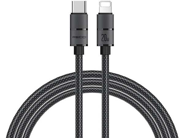 کابل شارژ سریع تایپ سی به لایتنینگ 20 وات 2 متری رسی RS12CL