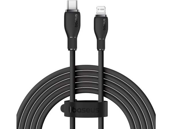 کابل شارژ سریع تایپ سی به لایتنینگ 20 وات 1.2 متری بیسوس P10355701511-00