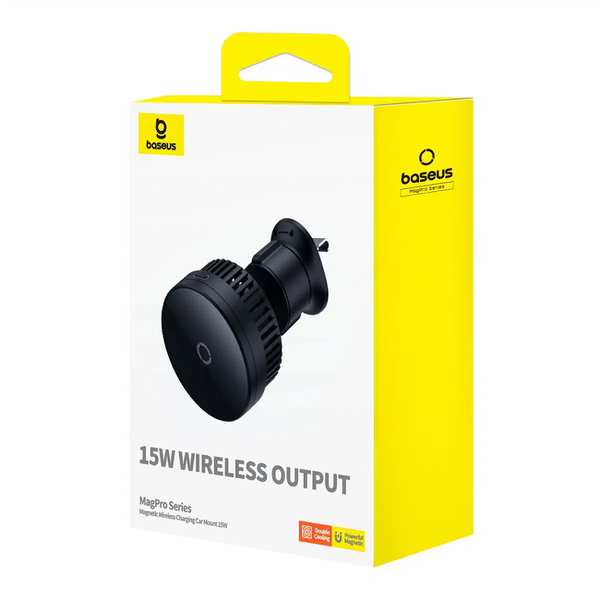 هولدر و شارژ مغناطیسی گوشی موبایل دریچه هوای خودرو بیسوس C40164100121-00 - تصویر 12