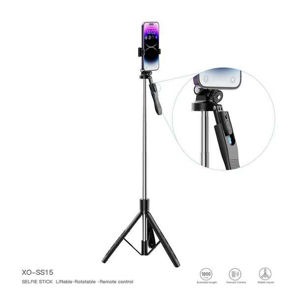 مونوپاد و سه پایه بلوتوثی 180 سانتیمتری ایکس او SS15
