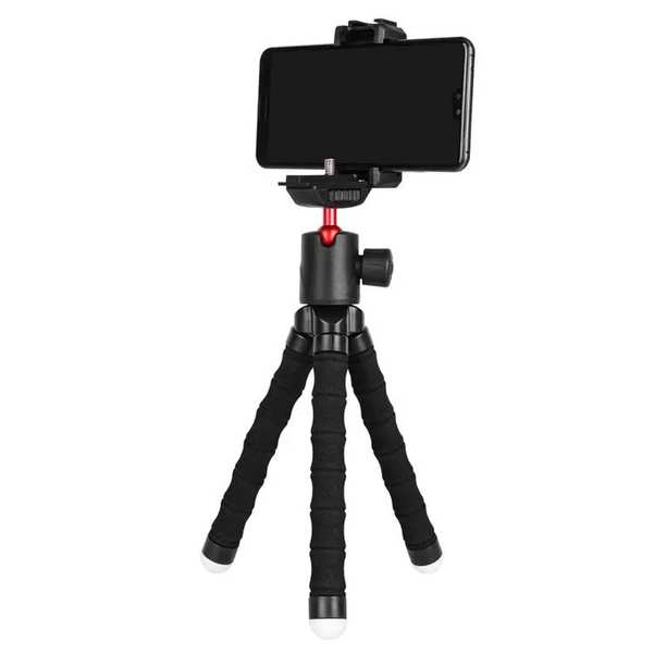سه پایه گوشی موبایل تاشو 33 سانتیمتری پورودو PD-TRPH-BK