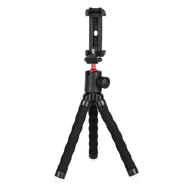 سه پایه گوشی موبایل تاشو 33 سانتیمتری پورودو PD-TRPH-BK - تصویر 2