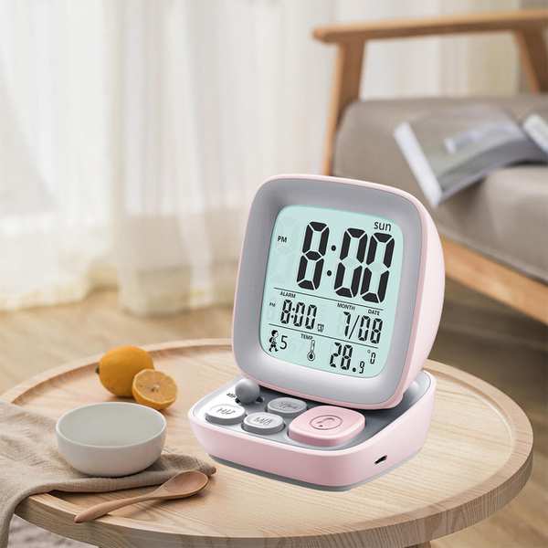 ساعت زنگ‌دار صوتی رومیزی شارژی GW-8152 - تصویر 11