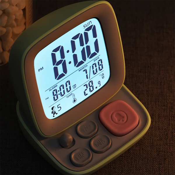 ساعت زنگ‌دار صوتی رومیزی شارژی GW-8152 - تصویر 14