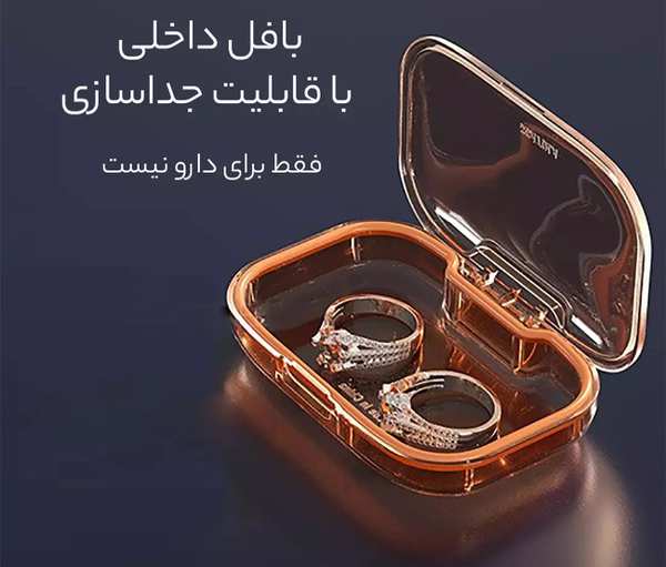 بهداشت و سلامت عمومی سازمان دهنده قرص مهرو موم شده 6 عددی اسکاتولا 6-piece برند متفرقه - تصویر 6