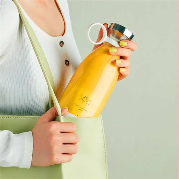 شیکر و آبمیوه گیری شارژی قابل حمل 350 میلی لیتر 214B - تصویر 10