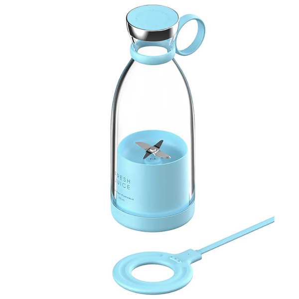 شیکر و آبمیوه گیری شارژی قابل حمل 350 میلی لیتر 214B - تصویر 3