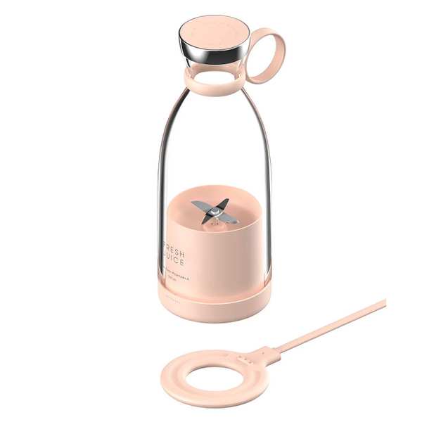 شیکر و آبمیوه گیری شارژی قابل حمل 350 میلی لیتر 214B - تصویر 5