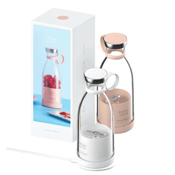 شیکر و آبمیوه گیری شارژی قابل حمل 350 میلی لیتر 214B - تصویر 7