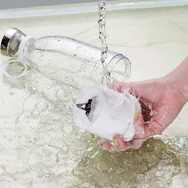 شیکر و آبمیوه گیری شارژی قابل حمل 350 میلی لیتر 214B - تصویر 9