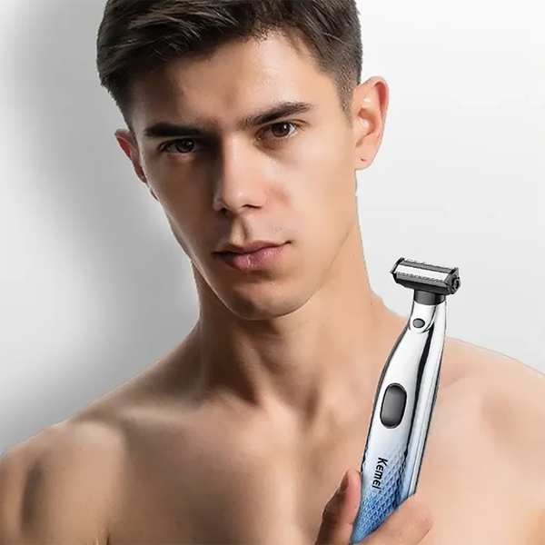 ماشین اصلاح موی بدن، صورت و بینی شارژی کمی KM-3236 - تصویر 2