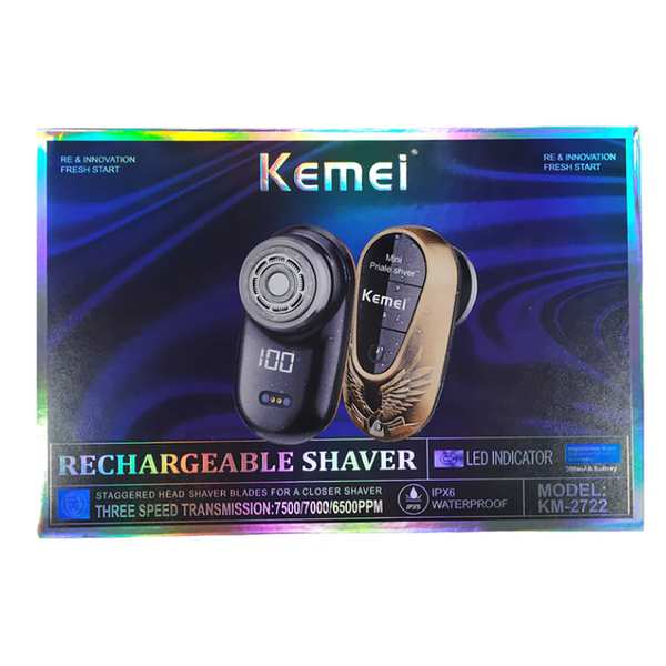 مینی ریش تراش شارژی کمی KM-2722 - تصویر 3