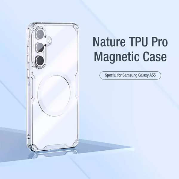 قاب ژله ای مگنتی سامسونگ گلکسی آ 55 نیلکین Nature TPU Pro Magnetic Case - تصویر 7