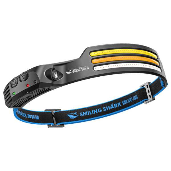 هدلایت 2400 میلی آمپر ساعت اسمایلینگ شارک TD-0123C-White/Yellow/Red