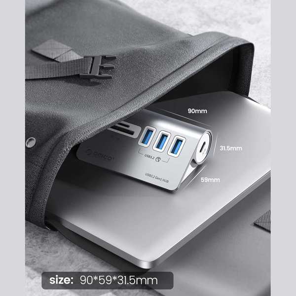 هاب 3 پورت یو اس بی 3.0 و کارت خوان اوریکو M3UT3-05-SV-BP - تصویر 4