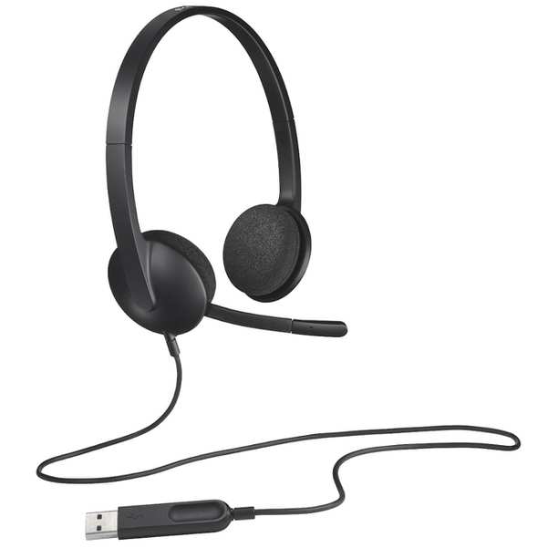 هدست سیمی یو اس بی لاجیتک H340