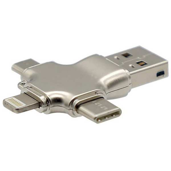 مبدل او تی جی چندکاره یو اس بی به تایپ سی، لایتنینگ و میکرو یو اس بی پرووان PCO04