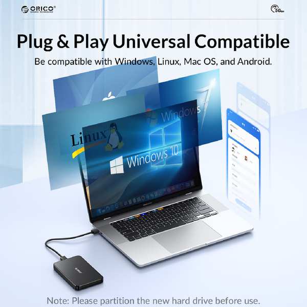 باکس هارد 2.5 اینچی اوریکو 2588U3-V1 - تصویر 7