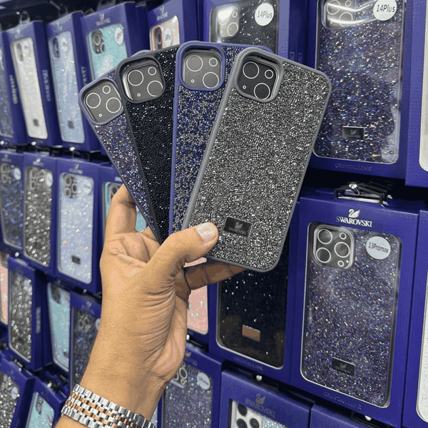 قاب محافظ آیفون 14 راین استون سواروسکی RhineStone - تصویر 4
