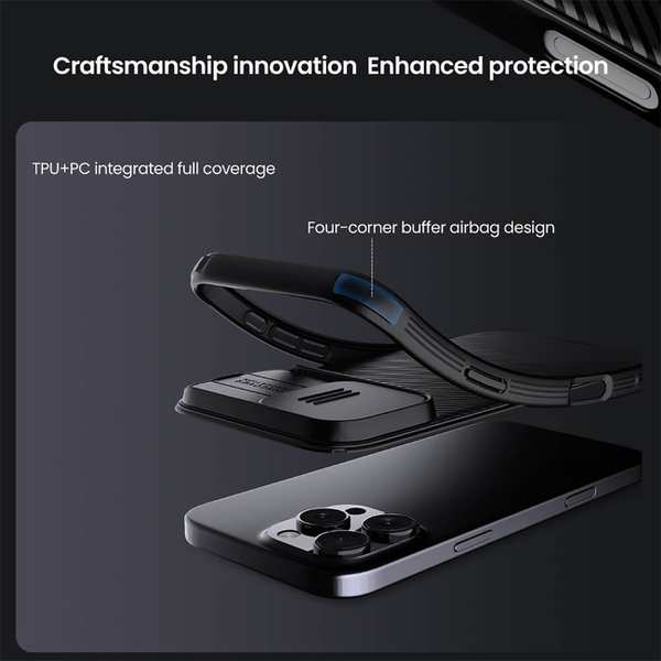 قاب محافظ گوشی آیفون 16 پرو نیلکین CamShield Pro Camera protective - تصویر 17